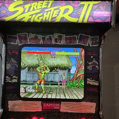 £849.92 • Buy FULL SIZE ARCADE MACHINE - STREET FIGHTER 2 Artwork, 3000+ Games