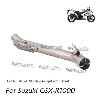 For Suzuki GSXR 1000 2007-2008 Motorcycle Slip Exhaust System Middle Link Pipe • $202.75