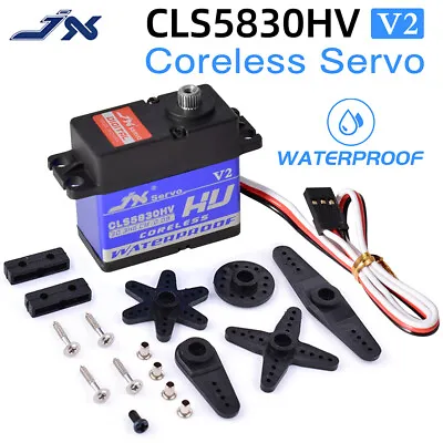 JX 30KG Full Metal Waterproof HV Coreless Servo For 1/10 Traxxas TXR4 HPI RC Car • $64.65