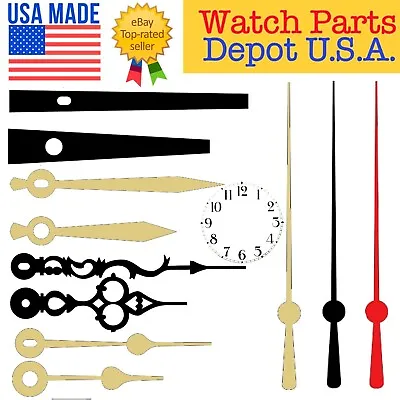 American Made Clock Hands Kit / Clock Arms / Fits Most Clock Movements - NEW! • $7
