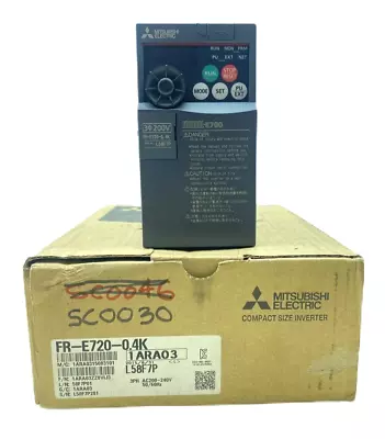 Mitsubishi Electric Freqrol Fr-e720-0.4k 0.4kw  Variable Speed Drive 3ph/200vac • $220