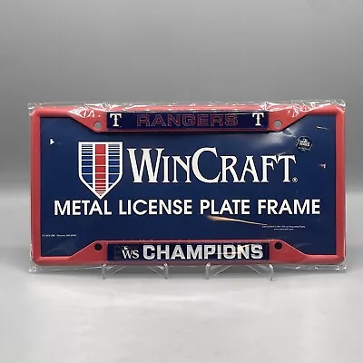 Texas Rangers World Series License Plate Frame Metal 2023 WS Champions MLB • $19.85