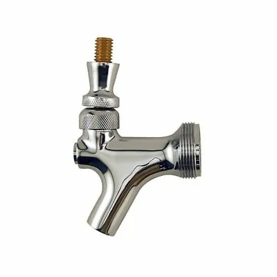 Standard Chrome Polished Draft Beer Faucet - Tap Keg Kegerator Shank Spout Beer • $16.95