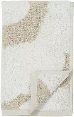 MARIMEKKO - Unikko Cotton Terry Guest Towel Towel Beige Poppy  • $32.19