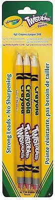 Crayola Coloured Pencils Twistable Retractable 3pk • £2.38