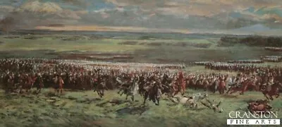  2 Napoleonic War Military Art Prints Battle Of Waterloo Marshal Ney Cavalry  • £54