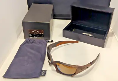 Rare Oakley Pit Boss 1 Polished Rootbeer Tungsten Iridium Polarized Elite • $899.99