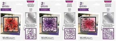 Gemini Framed Floral Create A Card Die Collection By Crafters Companion • £12.99