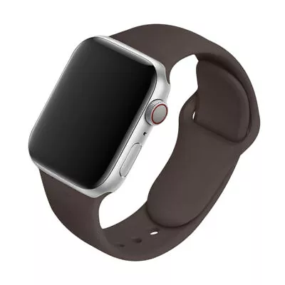 £3.50 • Buy For Apple Watch Silicone Band Strap Series 8 7 6 5 4 3 2 1 SE 38 40 41 42 44 45
