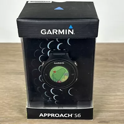 Garmin Approach S6 GPS Golf Watch With Swing Trainer & Lifetime Free Update New • $169.99