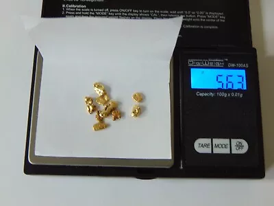 5.6 Grams Of Gold Nuggets Gold Bullion Placer Nuggets • $419