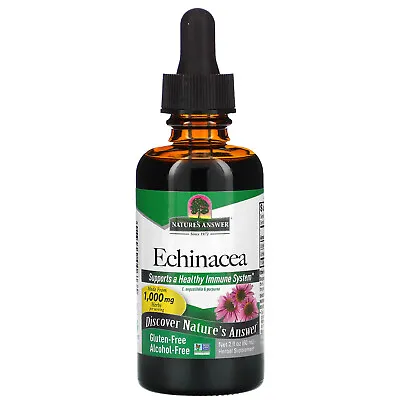 Nature S Answer Echinacea Alcohol-Free 1000 Mg 2 Fl Oz 60 Ml Alcohol-Free GMP • $20.99