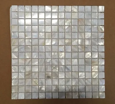 Lot 12pcs Backsplash Tile Mother Pearl  Shell Mosaic As Kitchen  Bathroom Walls • $14