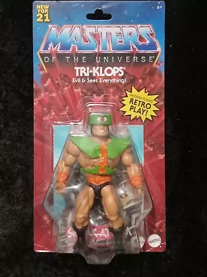 Mattel Masters Of The Universe Origins 5.5  Action Figure TRI-KLOPS 1st Edition • $59.77