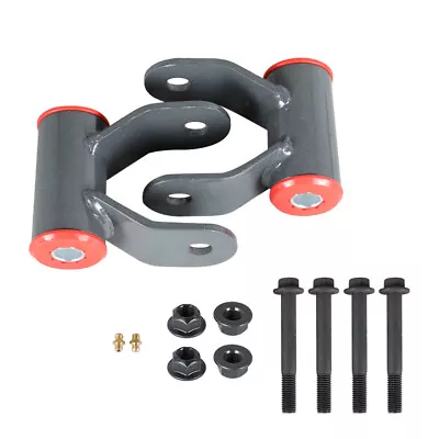 LABLT 2  Rear Drop Kit Lowering Steel Shackles For 02-08 Dodge Ram 1500 2WD 4WD • $26.89