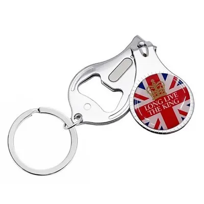 Long Live The King Nail Clipper Keyring • £4.99