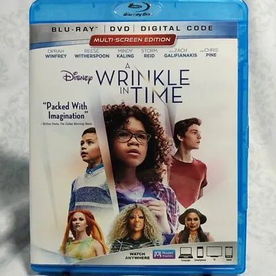 A Wrinkle In Time [Blu-ray DVD] SWB Combined Shipping • $4.24