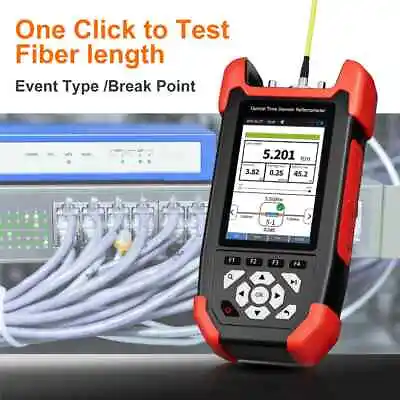 Pro Mini OTDR Fiber Optic Reflectometer With 8 Functions VFL OLS OPM Event Map • $289