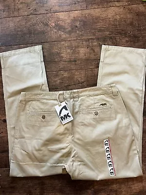 Mountain Khakis Teton Twill Pants Men's 38x30 Beige 100% Cotton Outdoor Hiking • $11.28