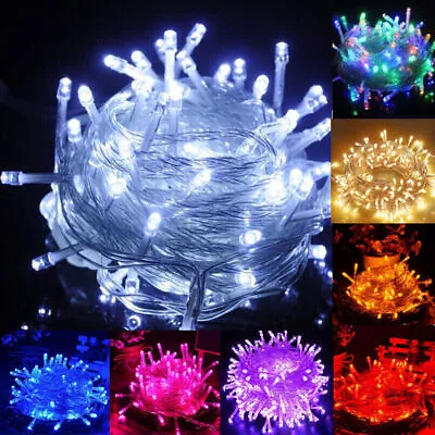 10M-50M LED Fairy String Lights Waterproof Christmas Tree Garden Party Outdoor • $14.99