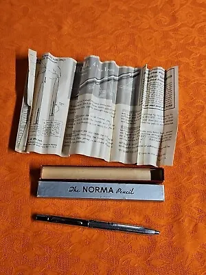 1940s Norma Mechanical 4-Color Pencil Chrome Finish W/Instr & Box New York City • $14.99