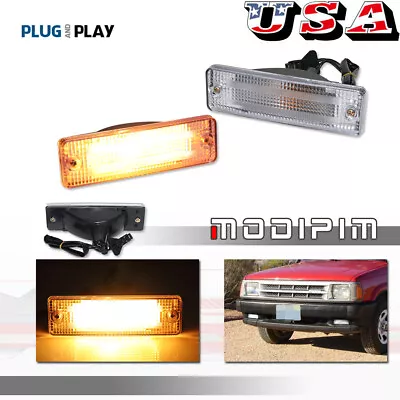 Clear Front Corner Signal Lights For Ford Mazda 323 626 B2200 B2600 Pickup Truck • $29.99