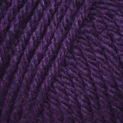 Cygnet Chunky Knitting Yarn 100g 100% Acrylic 465 Damson • £4.99