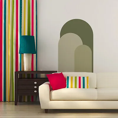 £72.24 • Buy Color Block Wall Decal, Arch Wall Sticker, Arch Color Decal Boho Colours