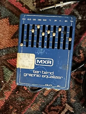 MXR 10 Band Graphic EQ Equalizer Rare Vintage Effect Pedal For Guitar Bass • $100