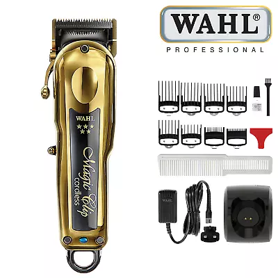 Wahl Professional 5-Star Cordless Magic Clip In Gold Pro Hair Clippers 8148-833 • £162.99