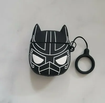 Black Panther AirPods Case 1 2 AirPod Pro Case + Matching Ringholder • $7.99
