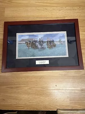  Coming Rain  By Dale Gallon Of Civil War Soldiers Matted And Framed • $125