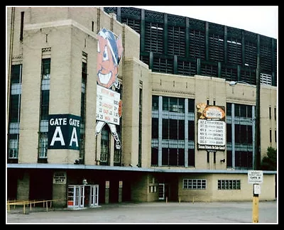 Cleveland Municipal Stadium Photo 8X10  1960 Indians Browns Bob Feller Jim Brown • $7.95