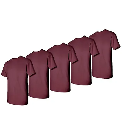 Bulk Lot Gildan Men Heavy Cotton Plain Short Sleeves T-Shirt 5000 (Pack Of 5) • $24.95