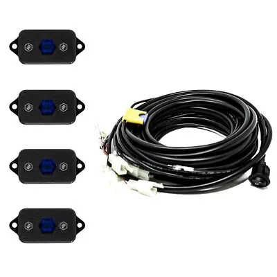 Baja Designs Blue LED Universal Rock Light Kit With Harness & 12 Volt Switch • $592.79