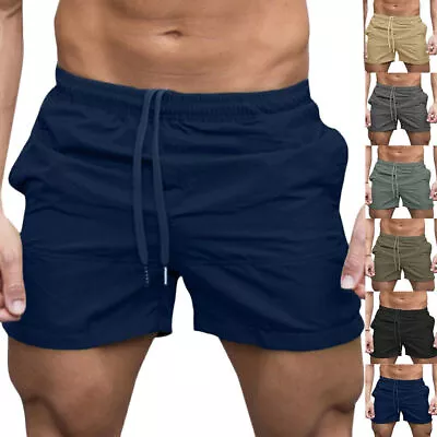 Mens Cargo Combat Shorts Elasticated Summer Casual Sports Jogging Hot Pants 44 • £10.39