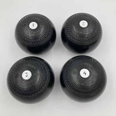 Set Of 4 Jaques  Jackfinder  Lawn Bowls Size 3 BIAS 3 • £25