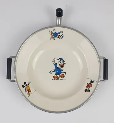 5536 Child's Ceramic/Metal Warming Plate Walt Disney - Donald Duck • £20