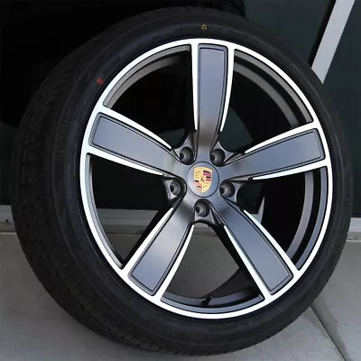 (4)Set 22x10/22x11 5x130 Staggered Wheel/Tire Pkg Porsche Cayenne GTS Turbo NEW • $2249.11