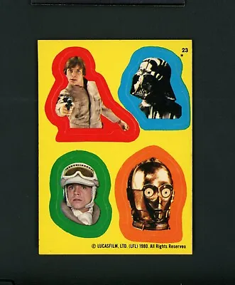 1980 Topps Star Wars Empire Strikes Back Sticker - Luke Darth Vader #23 NM • $12