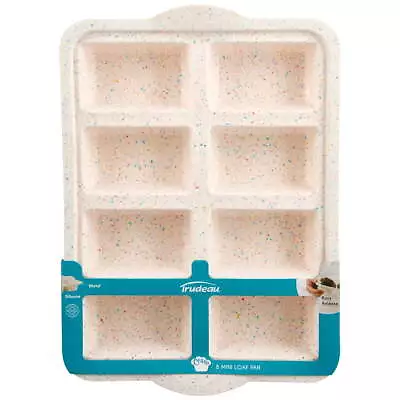 Silicone 8 Count Mini Loaf Pan Multicolor Confetti Dishwasher Safe • $14.76