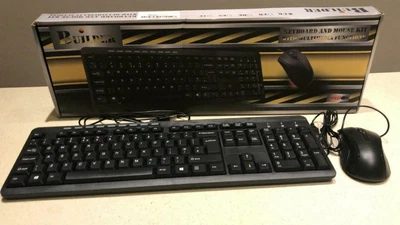 £9.51 • Buy Brand New Builder Keyboard And Mouse (Wired) Set Plug & Play