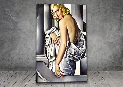 Tamara De Lempicka Portrait Of Marjorie Ferry CANVAS PAINTING ART PRINT 1299 • £20.45