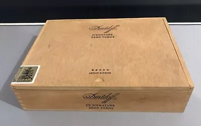 Vintage Davidoff Cigar Box - Sliding Lid • $22