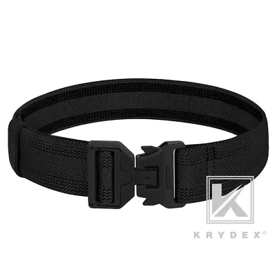 KRYDEX Tactical Thigh Strap Elastic Leg Strap Quick Release Magnetic T-Buckle BK • $17.95