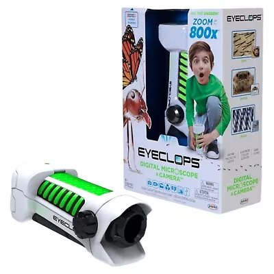 Jakks EyeClops Digital Microscope & Camera With Built In Color Screen -800X Zoom • $39.88