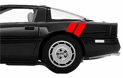 NEW Rear 4  Fender Hash Bar Vinyl Racing Stripes Decal (Fits Chevy CORVETTE C4) • $27.95