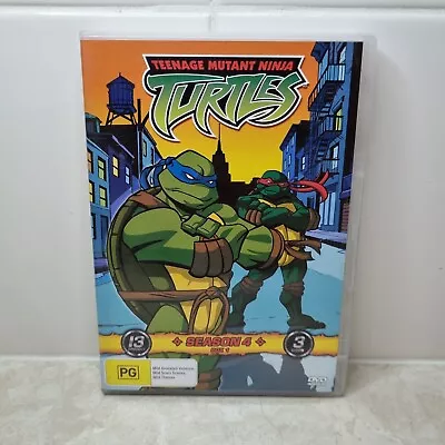 Teenage Mutant Ninja Turtles DVDs Season 4 Box 1 Rare 3 Discs - 13 Episodes • $49.98