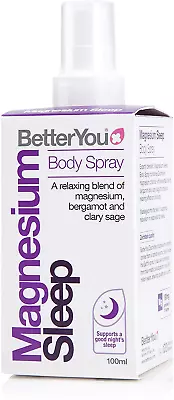£11.36 • Buy BetterYou Magnesium Oil Sleep Body Spray Contains 600 Sprays 100ml