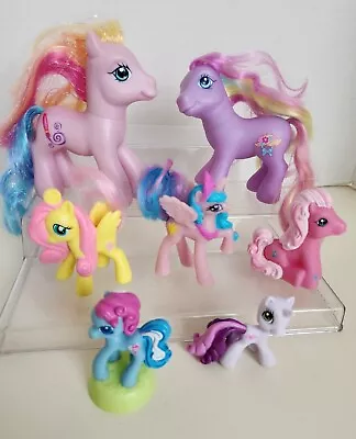 My Little Pony Lot  G3 Bashful Bonnet 2005 Toola Roola 2007 McDonald's Hasbro • $15